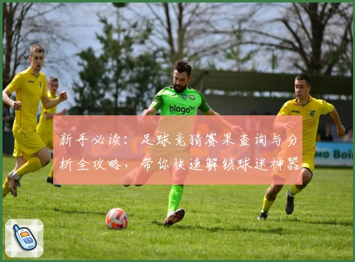 新手必读:足球竞猜赛果查询与分析全攻略,带你快速解锁球迷神器